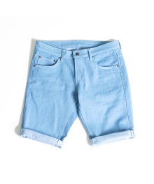 Aqua Indigo Denim Shorts