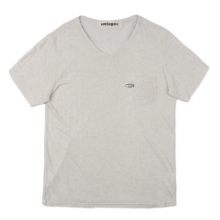 UBT 71 modal v-neck fish label_oatmeal(남여공용)