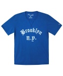 어레인지(ARRANGE) brooklyn n.y. T-shirts (royal blue)