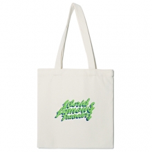 DAILY BASIC ECO BAG _ ITALIC LOGO GREEN