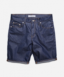 BRILLIANT COATING SHORT _ D.BLUE