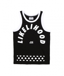 Dot Sleeveless - BLACK