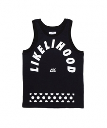 Dot Sleeveless - NAVY