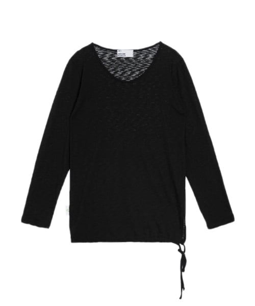 어썸 이미지네이션(AWESOME IMAGINATION) SLIT STRAP SLUB T-SHIRTS _ Black - 28,000 | 무신사 스토어