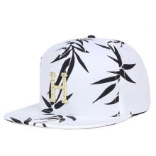 HUF HAMMERED METAL H BAMBOO STRAPBACK(White)