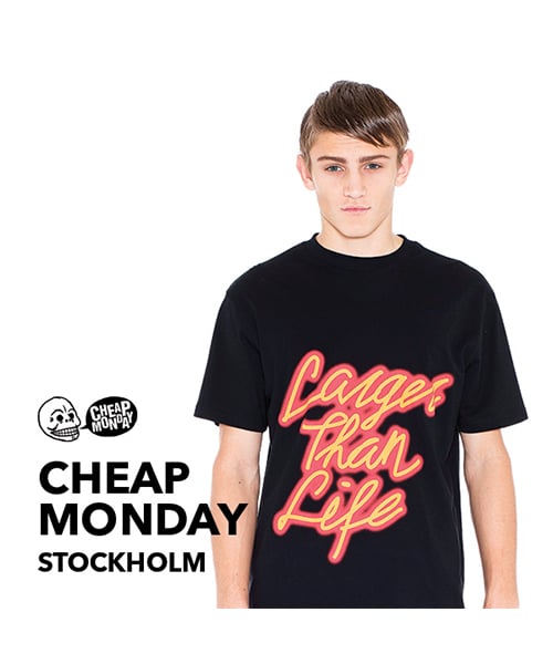 칩먼데이(CHEAP MONDAY) BOY FANTASTIC TEE LARGER THAN LIFE 0250455BLK - 사이즈 & 후기 | 무신사