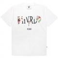 Floral Hard 2 Hvrd Tee (White)