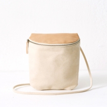 CANVAS CROSS BAG kangaroo bag - ys2012be 베이지