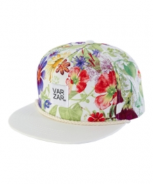 fling verity floral snapback White