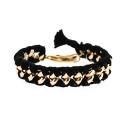 더 클로토(THE CLOTHO) Niko Double bracelet (Gold/Black)