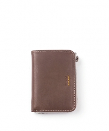 R WALLET 120 WAX LEATHER BROWN