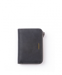 R WALLET 120 WAX LEATHER BLACK