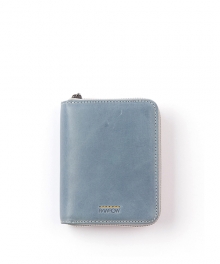 R WALLET 130 WAX LEATHER BLUE