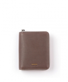 R WALLET 130 WAX LEATHER BROWN