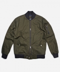 TWILL MA-1 JACKET 002 _ KHAKI