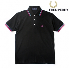 프레드페리 제페니스 팁피드 셔츠 / M120-A23 / FREDPERRY JAPANESE TIPPED FRED PREEY SHIRT  BLACK
