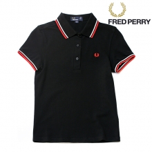 프레드페리 트윈 팁피드 셔츠 / G9762-C25 / FREDPERRY TWIN TIPPED FRED PERRY SHIRT BLACK L ECRU SCAR