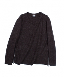 SIDE ZIP KNIT(CHARCOAL)