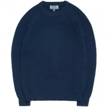 m0436 ribbed wool knit sweater (navy)