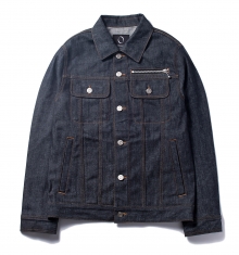 Kurabo Zipper Detailed Denim Jacket