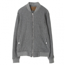 UTO 113 wool pinstripe blouson_grey(남여공용)