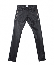 FAUX LEATHER SKINNY PANTS