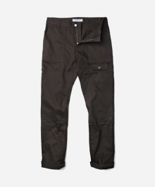 SLIM FATIGUE PANTS 002 _ KHAKIBROWN