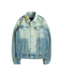 Scratch Washed Denim Jacket