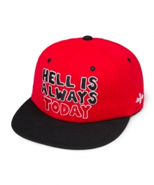 H.I.A.T. 6 panel cap red