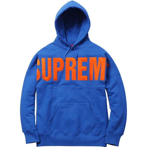 supreme banner pullover