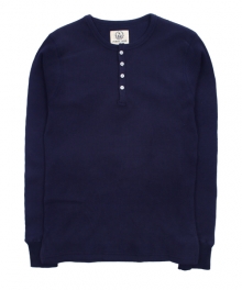 Waffle Henlyneck T_navy