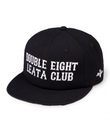 Double eight leata club 6 panel cap black