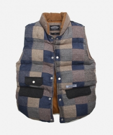 PATCHWORK PADDING VEST