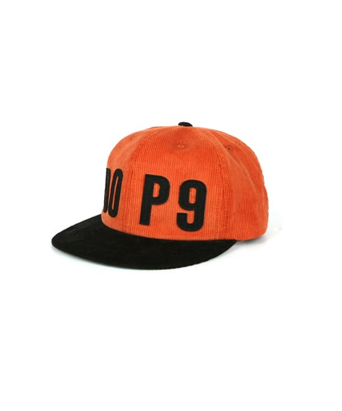 Swellmob DOP9 corduroy cap -orange/black-