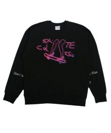 SKATE CLASSic NAPPING SWEATSHIRT_BLACK