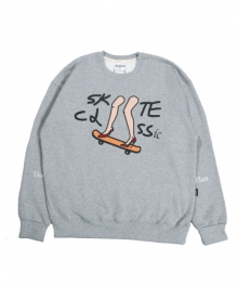 SKATE CLASSic NAPPING SWEATSHIRT_GRAY