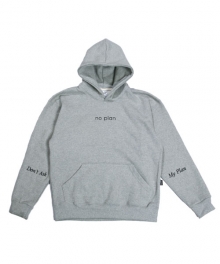 NEEDLEWORK NO PLAN NAPPING HOODY_GRAY