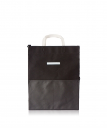 R TOTE 250 WAX CANVAS BLACK