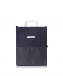 R TOTE 250 WAX CANVAS NAVY