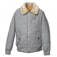 UTO 703 untage wool bomber jacket_grey(남여공용)