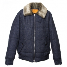 UTO 704 untage wool bomber jacket_navy(남여공용)