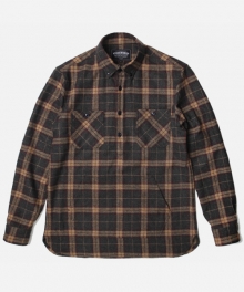 HEAVY FLANNEL PULLOVER _ CHAR