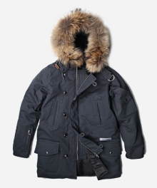 HRB TWILL N3B PARKA _ D.BLUE