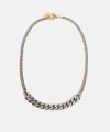[usual M.E] Bold chain & thin chain necklace (2 colors)