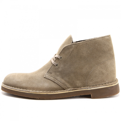 clarks bushacre 2 sand suede