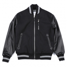 Basic Stadium Jacket Black