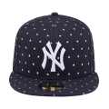 [5950 핏티드] MLB 뉴욕 양키즈 스타 도트 네이비 / 5950 STAR DOT MLB NEYYAN NAVY / 11148304