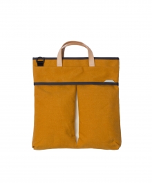 R TOTE 401 WAX CANVAS MUSTARD