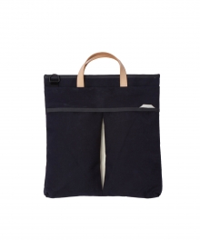 R TOTE 401 WAX CANVAS NAVY