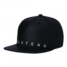 PLATEAU LEATHER SNAPBACK1_BLACK